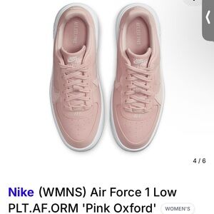 Nike Air Force Women's Pink Sneakers 8.5- like new